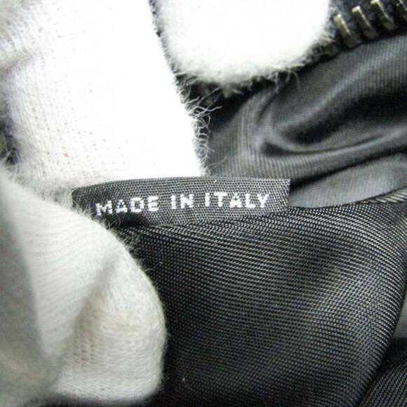 PRADA Black Leather Shoulder Bag